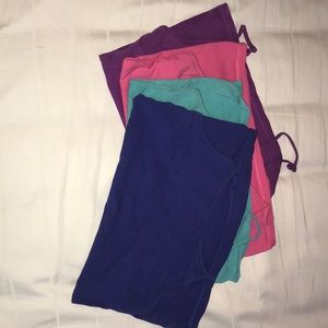 4 tank tops.